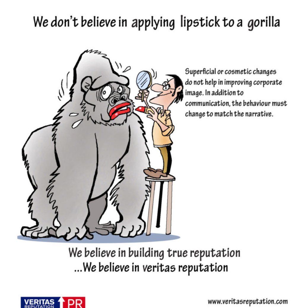 We don’t belive in applying lipstic to a gorilla